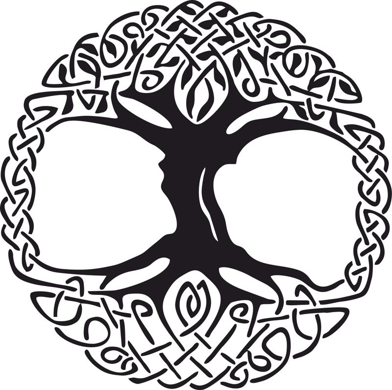 Download Celtic Tree of Life Vinyl Window Sticker vector Free ...