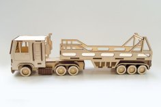 Laser Cut Trailer Truck