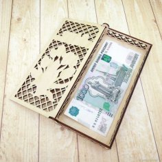 Laser Cut Casket For Money