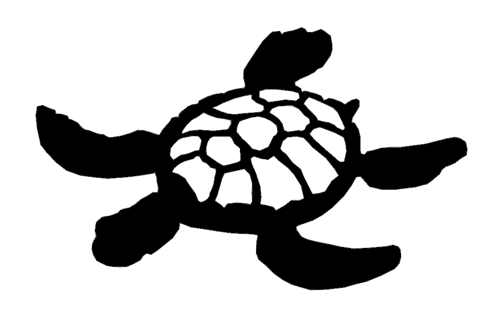 Download Turtle dxf File Free Download - 3axis.co