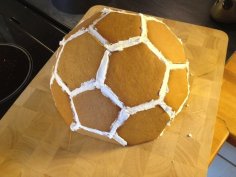 Laser Cut Geodesic Dome Gingerbread House