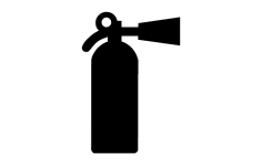 Fire Extinguisher Silhouette dxf File
