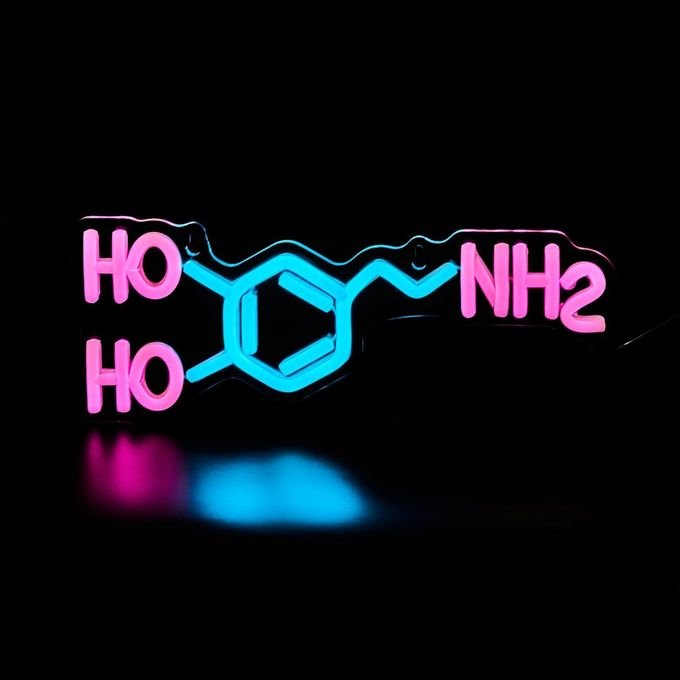 Laser Cut Dopamine Neon Sign