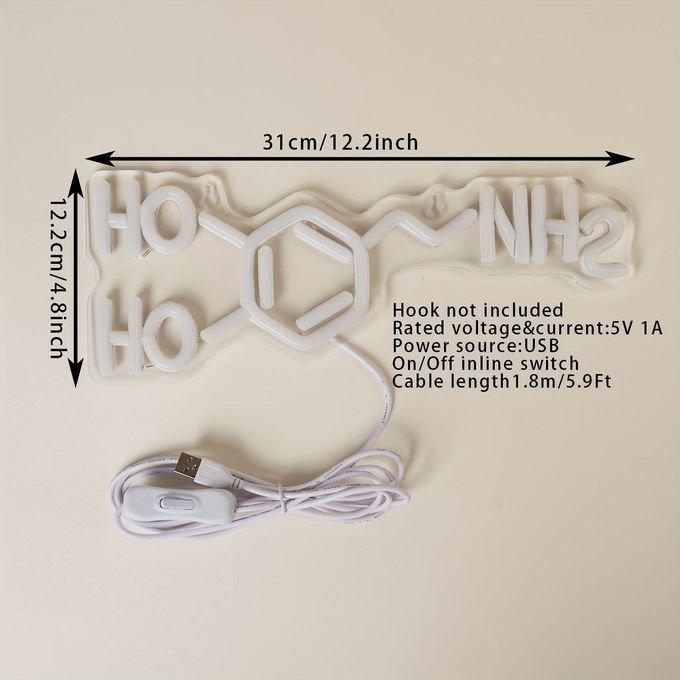 Laser Cut Dopamine Neon Sign