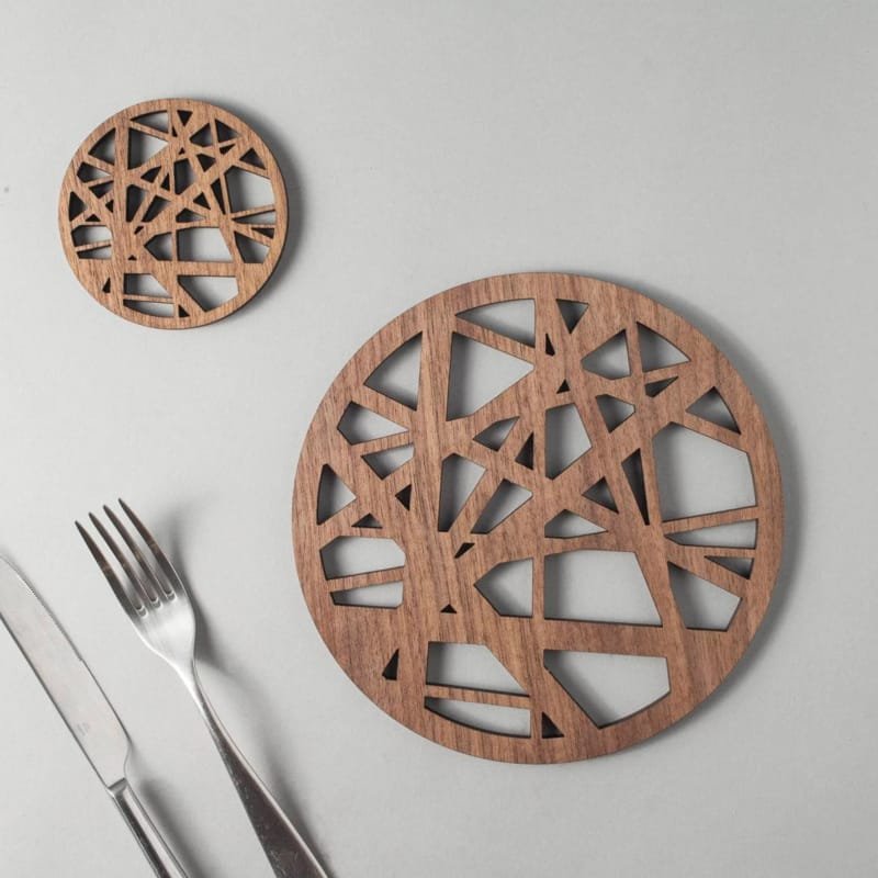 Laser Cut Cake Coaster