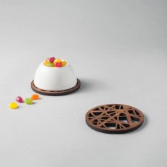 Laser Cut Cake Coaster