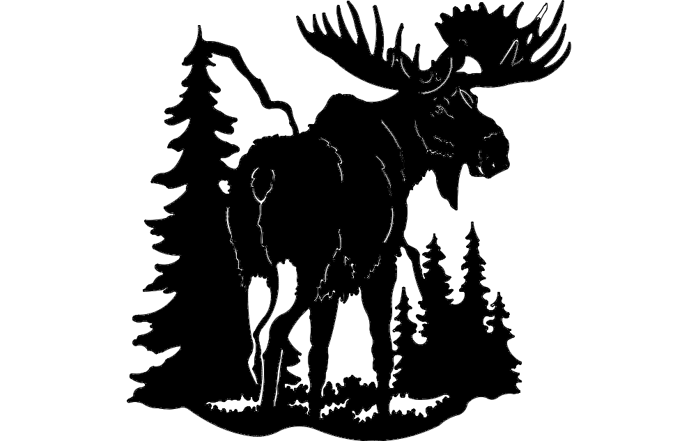 Moose 1 file dxf