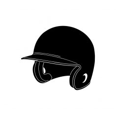 File dxf del casco da baseball