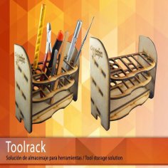 Laser Cut Brushrack And Toolrack