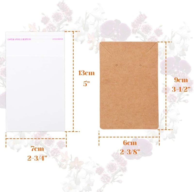 Laser Cut Earrings Necklace Jewelry Display Card