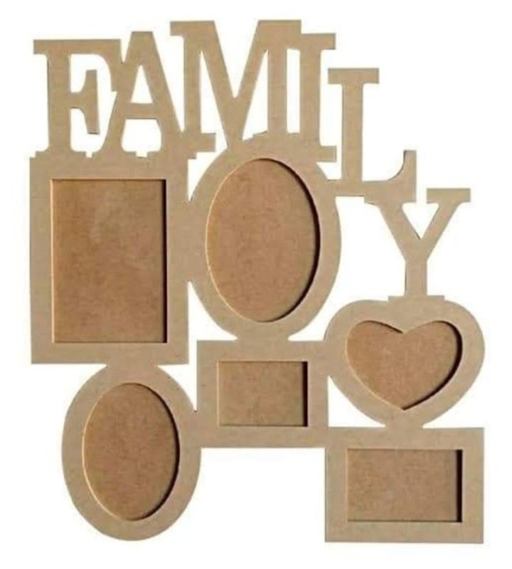 Laser Cut Family Photo Frame Picture Frames Collage Wall Decor