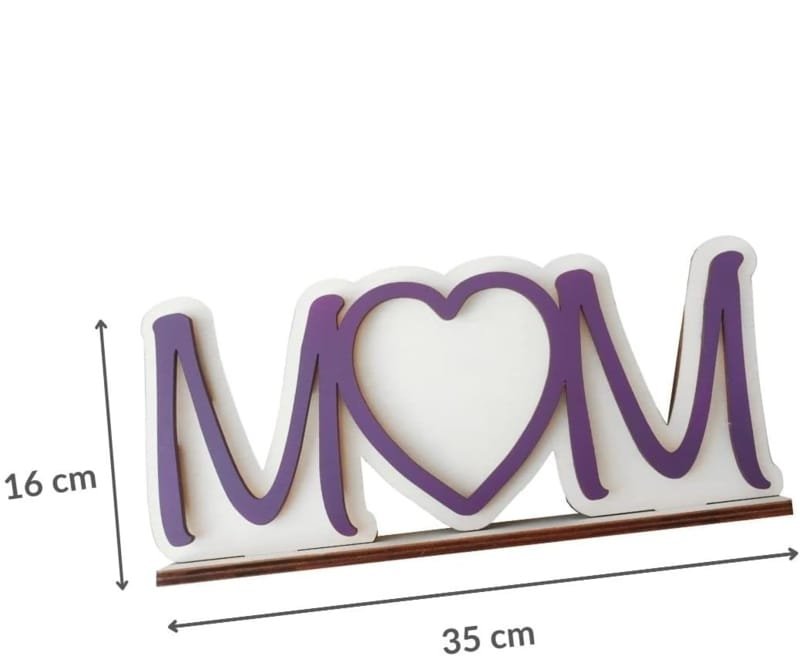 Laser Cut Mothers Day Photo Picture Frame Mom Birthday Gift