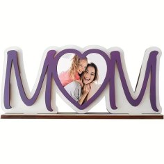 Laser Cut Mothers Day Photo Picture Frame Mom Birthday Gift