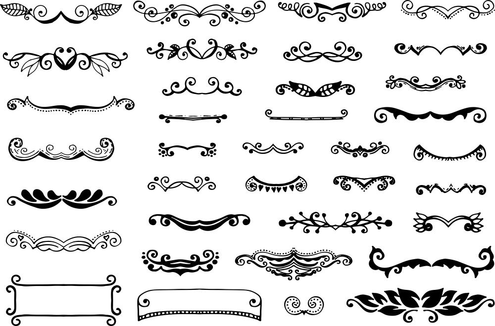 Vintage Elements Vectors Free Vector cdr Download - 3axis.co