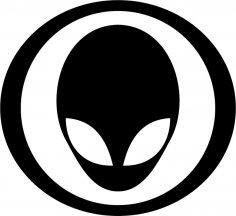 Vetor de logotipo alienígena