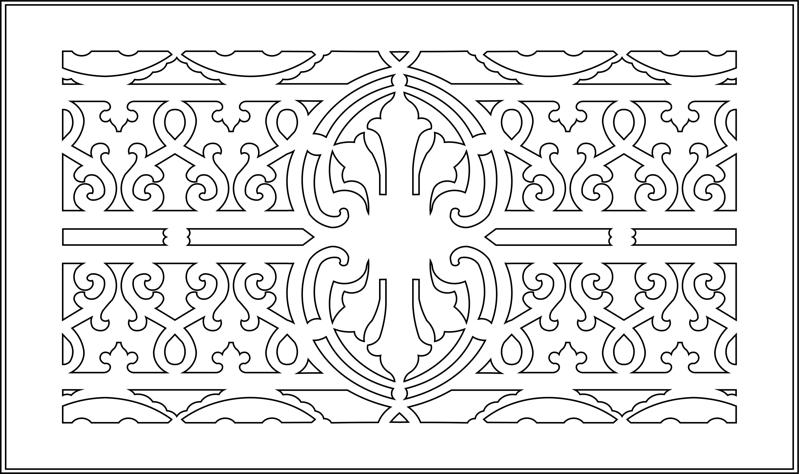 patrón decorativo vector