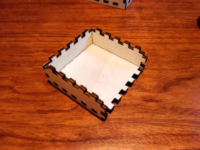 Laser Cut Wooden Puzzle Box SVG File