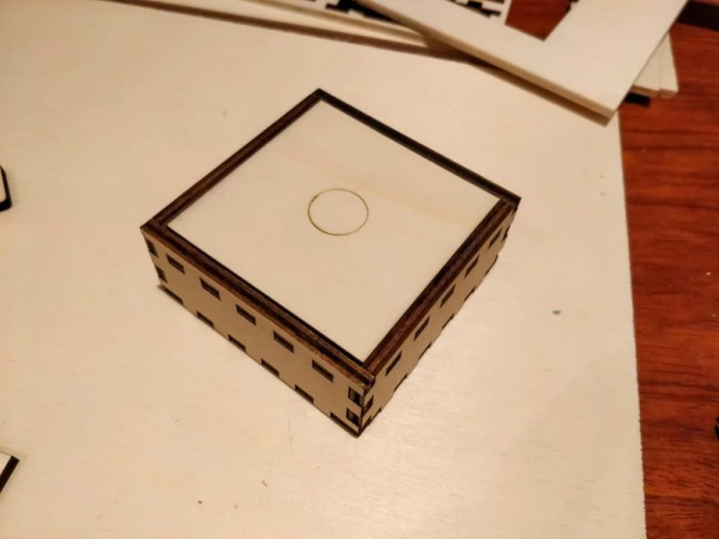 Laser Cut Wooden Puzzle Box SVG File