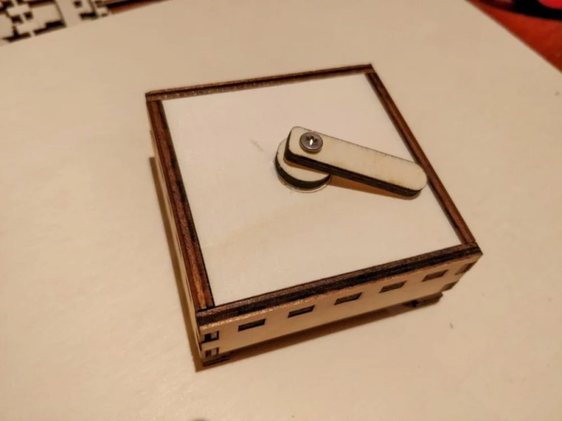 Laser Cut Wooden Puzzle Box SVG File