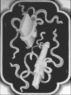 3d Grayscale Image 287 BMP File