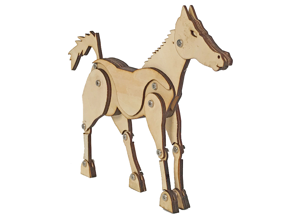 Laser Cut Horse SVG File Free Download - 3axis.co