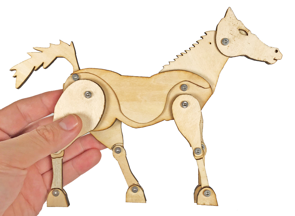 Laser Cut Horse SVG File