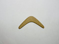 Laser Cut Boomerang Wood Cutout Unfinished Craft Free Vector