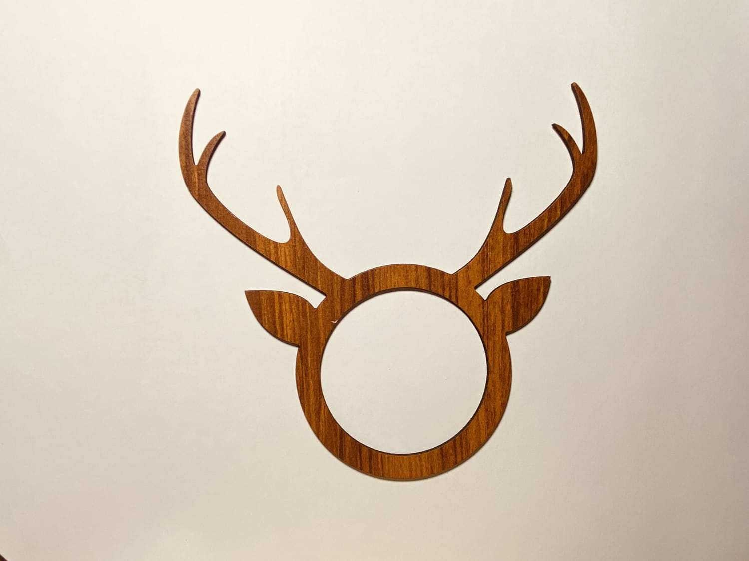 Laser Cut Christmas Reindeer Napkin Rings Free Vector