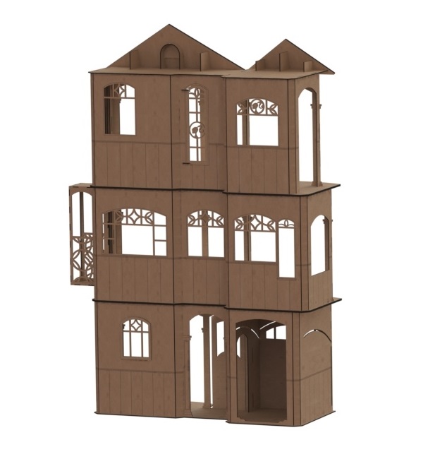 Laser Cut American Girl Dollhouse Free Vector