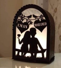 Laser Cut Light Box Free Vector