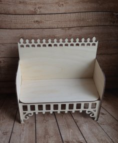 Muebles de sofá de madera cortados con láser