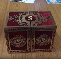 Lasergeschnittene Luxus-Hochzeitseinladungskartenbox