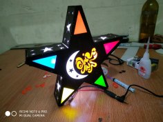 Laser Cut Star Lamp Night Light