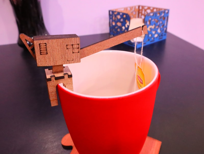 Laser Cut Tea Bag Holder DXF File