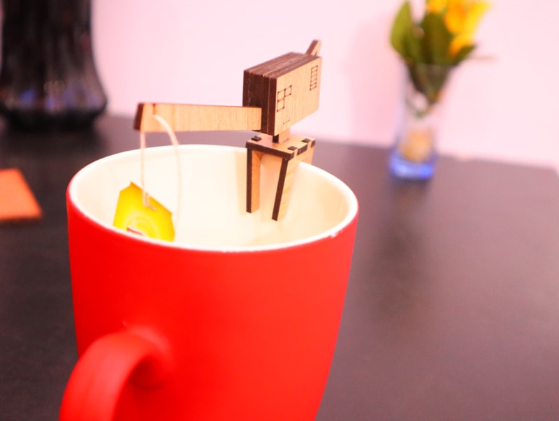 Laser Cut Tea Bag Holder DXF File