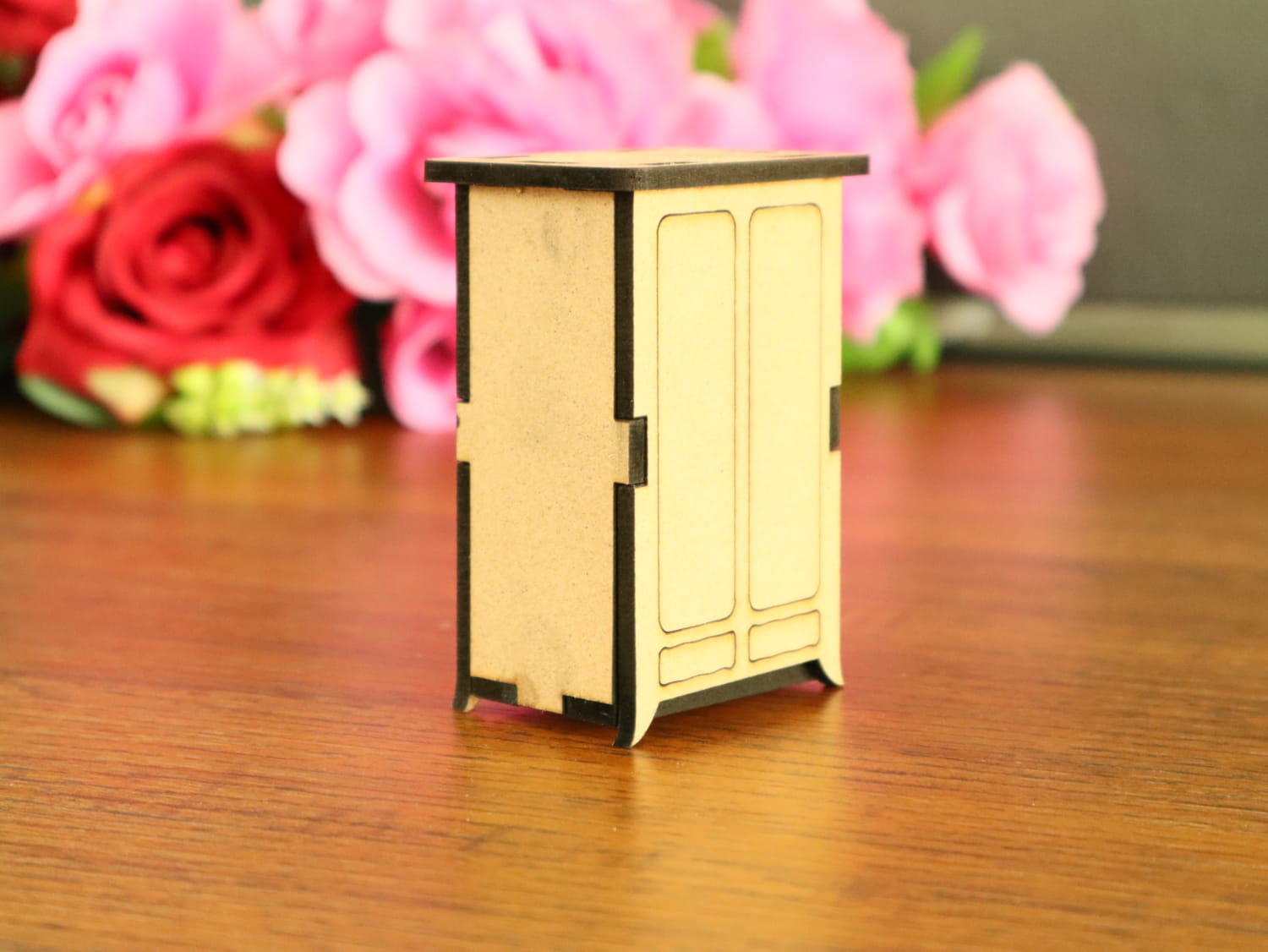 Laser Cut Dollhouse Wardrobe Dollhouse Furniture Kit Free Vector