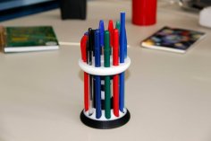 Hourglass Penholder 3D Printer Model