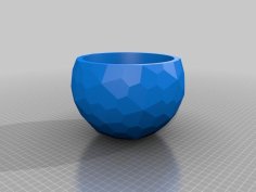 Geometric Plant Pot 3D Printer Model