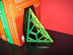 Laser Cut Voronoi Bookend