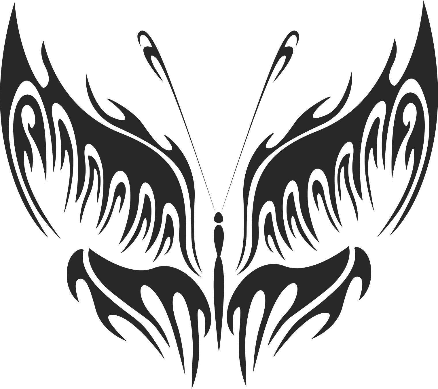 Бабочка вектор искусства 016