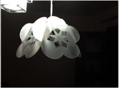 Arquivo dxf da lâmpada de flores