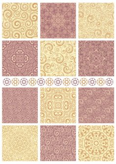 Seamless Floral Background Patterns Free Vector