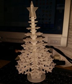 الليزر قطع شجرة عيد الميلاد الاكريليك 2mm