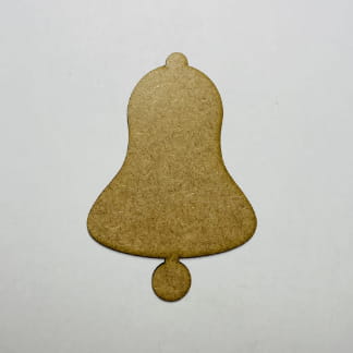 Laser Cut Unfinished Bell Shape Wood Cutout Free Vector
