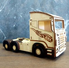Lasergeschnittenes Scania R580 3D-Puzzle
