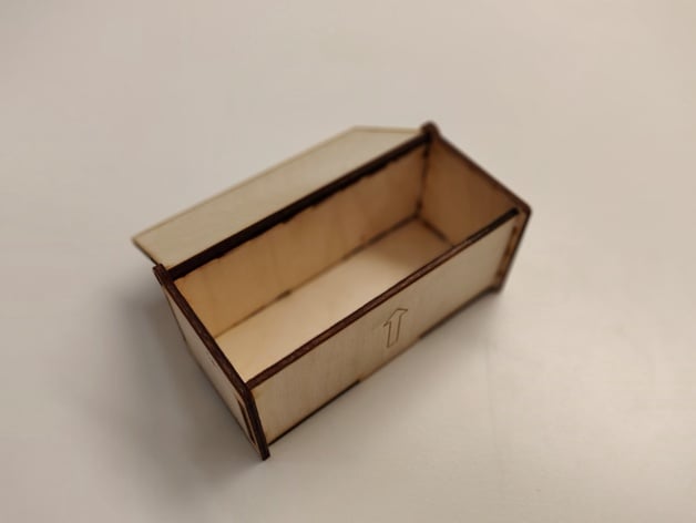 Laser Cut Box - Easy Hinged Box and Coin Box - AB Crafty