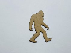 Laser Cut Wood Bigfoot Cutout Bigfoot Shape Free Vector