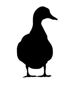 Mallard Ducks sitting dxf file