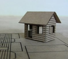 Laser Cut Cardboard House SVG File