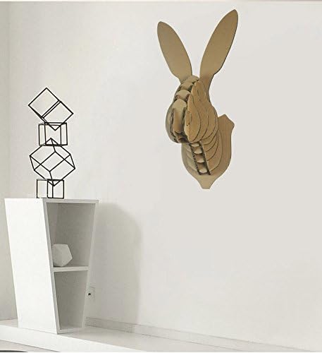 Laser Cut Rabbit Animal Head Wall Hanging Decor Free Vector